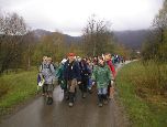 Roztoki Górne - wyjście jak ... grupa pielgrzymkowa