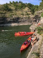 zatoczka po mołdawskiej stronie Dniestru - okolice Szyszkowych Horbów