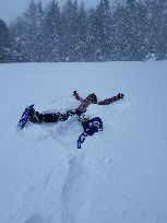 pierwsza pokonana przez śnieg? :)