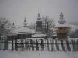 Berest - Ośnieżony kościół - d. cerkiew