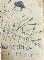 Księga... jeden z licznych rysunków. Kto zgadnie co porabia Walczyk Marta ? :-)