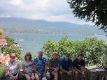 ekipa w Ochrydzie (Macedonia)- z widokiem na Jez. Ochrydzkie