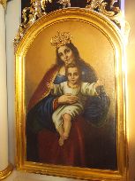 Obraz matki Bożej i...