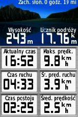 info techniczne - jak na wesołą wycieczkę to relacja czasu marszu do postoju wyszła całkiem przyzwoicie :-)