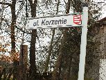 idziemy do przysiółka (ulicy) Korzenie