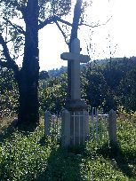 i nostalgicznie - stary bojkowski krzyż...