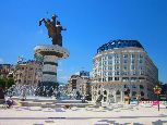 pomnik Aleksandra Macedońskiego w Skopje